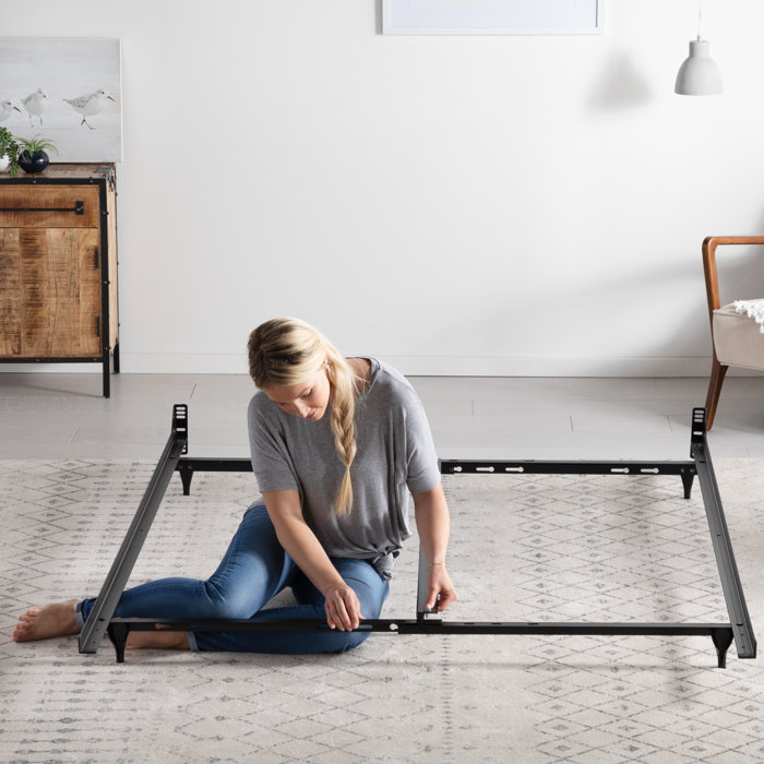 Alwyn Home Lizeth California King 8'' Steel Bed Frame & Reviews Wayfair